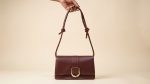 Minimalist U-Lock Shoulder Bag with Adjustable Knotted Strap - Image 2