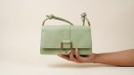 Minimalist U-Lock Shoulder Bag with Adjustable Knotted Strap - Image 6